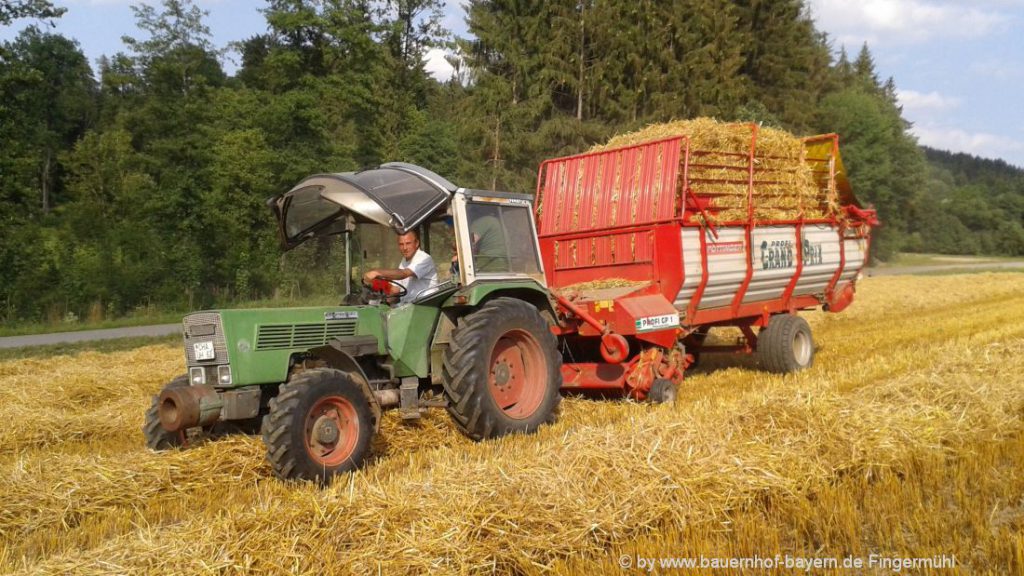 Erlebnisbauernhof in Bayern Traktor fahren